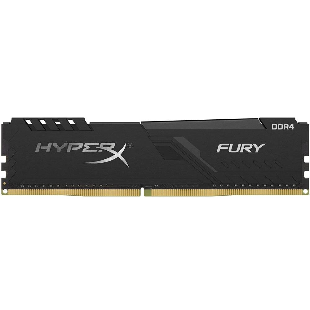 HyperX FURY DDR4 16GB 2666MHz 4枚セット Memória HyperX Fury, 16GB, 3000MHz, DDR4, CL15, Preto