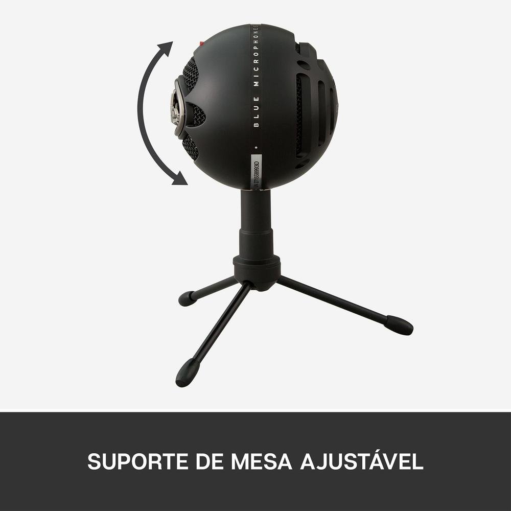 その他 Blue ball iCE USB Microphone BM1974 Microfone Condensador USB Blue Snowball Ice Preto