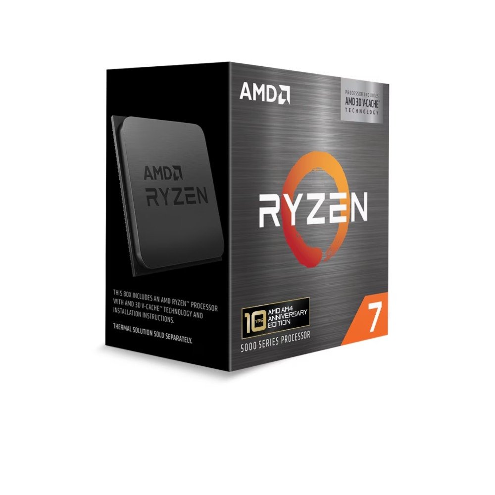 Processador AMD Ryzen 7 5800X3D, 3.4GHZ, 8-CORE, Cache 100MB, AM4 - 100-100000651POF Processador AMD Ryzen 7 5800X3D, 3.4GHZ, 8-CORE, Cache 100MB, AM4 - 100-100000651POF