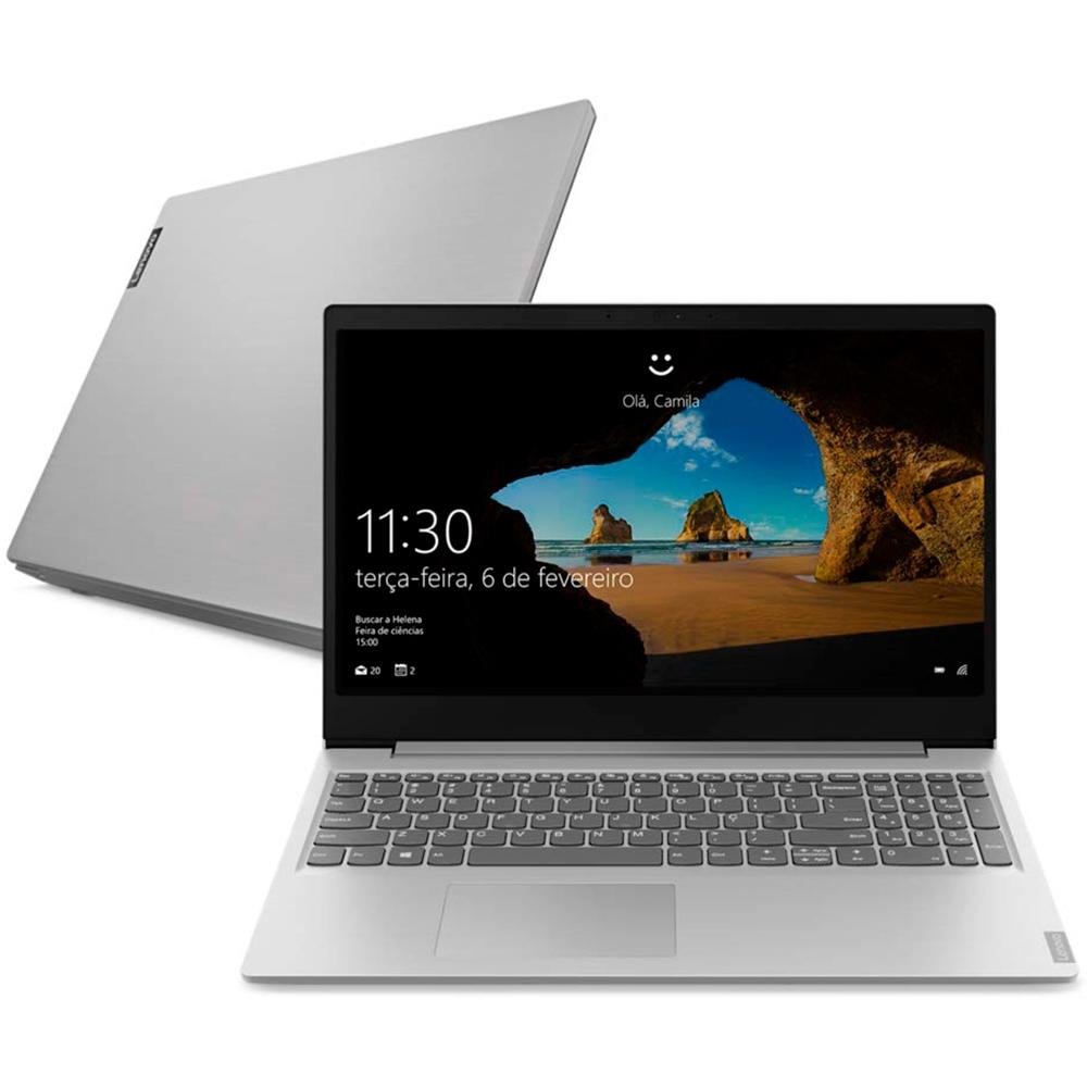 Notebook Lenovo Ultrafino Ideapad S145, AMD Ryzen 7-3700U, 8GB, SSD 256GB, Windows 10, 15.6´, Prata - 81V70000BR Notebook Lenovo Ultrafino Ideapad S145, AMD Ryzen 7-3700U, 8GB, SSD 256GB, Windows 10, 15.6´, Prata - 81V70000BR