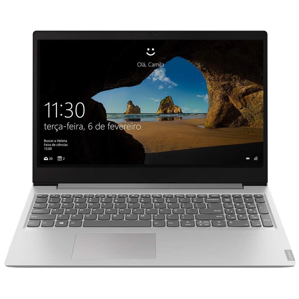 Notebook Lenovo Ultrafino Ideapad S145, AMD Ryzen 7-3700U, 8GB, SSD 256GB, Windows 10, 15.6´, Prata - 81V70000BR Notebook Lenovo Ultrafino Ideapad S145, AMD Ryzen 7-3700U, 8GB, SSD 256GB, Windows 10, 15.6´, Prata - 81V70000BR