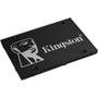SSD Kingston KC600, 256GB, SATA III, 2.5", Leitura: 550MB/s, Gravação: 500MB/s, Corporativo, Preto - SKC600/256G