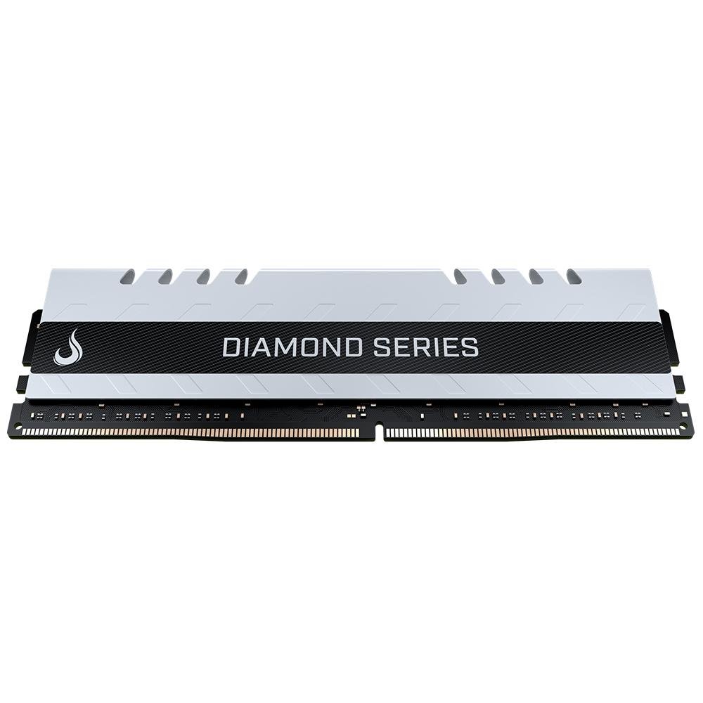 Memória RAM Rise Mode Diamond 16GB, 3200MHz, DDR4, CL19, Branco - RM-D4-16G-3200DW Memória RAM Rise Mode Diamond 16GB, 3200MHz, DDR4, CL19, Branco - RM-D4-16G-3200DW