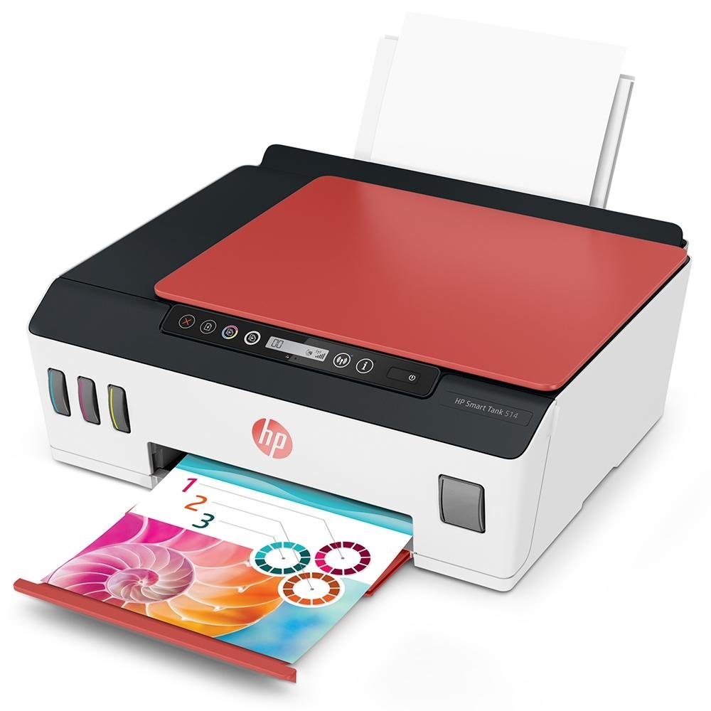Multifuncional HP Smart Tank 514 - Tanque de tinta (3YW74A) Multifuncional HP Smart Tank 514 - Tanque de tinta (3YW74A)