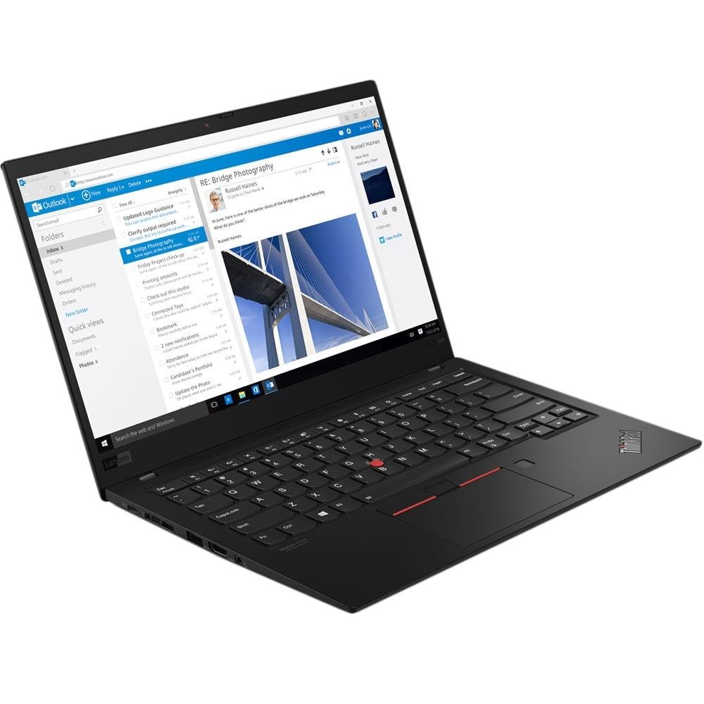 Notebook Lenovo Thinkpad X1 Carbon, Intel Core i7-8665U, 8GB, SSD 256GB, Windows 10 Pro, 14´ - 20QE0016BR