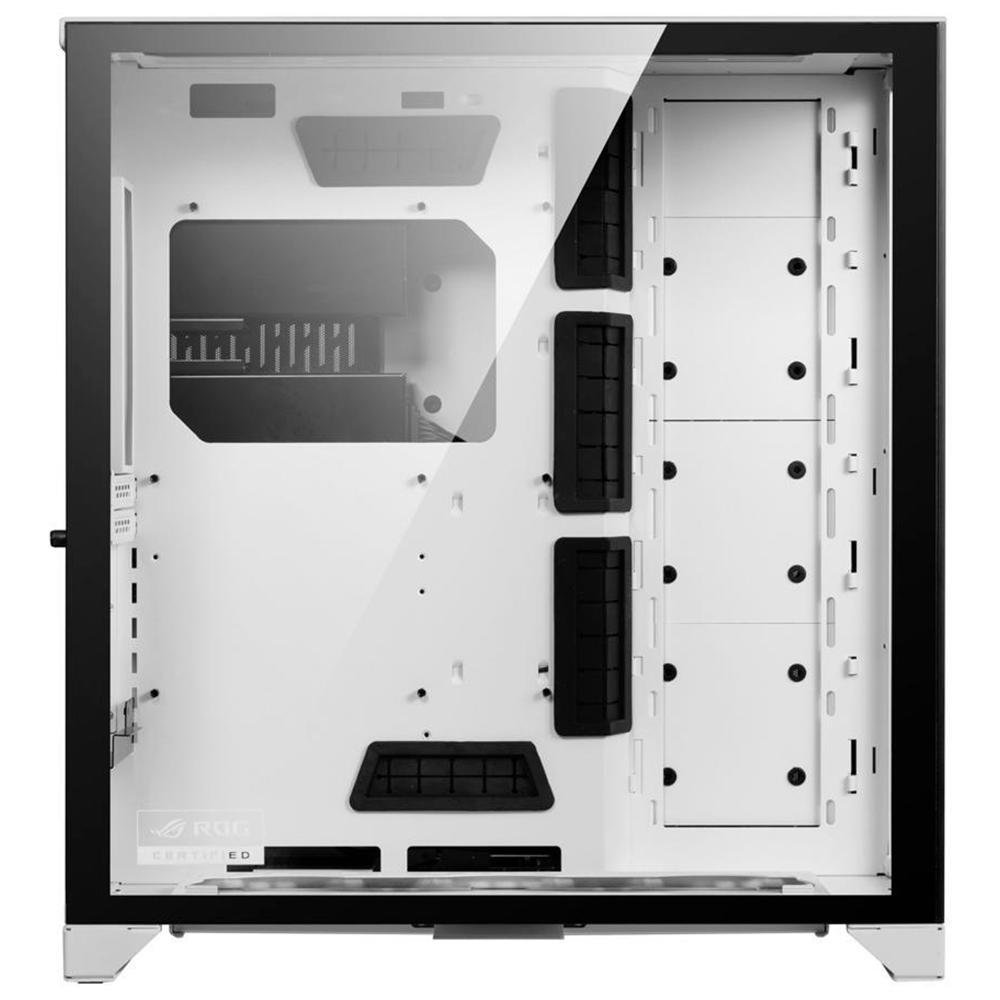 Gabinete Gamer Lian Li PC-O11D XL ROG, Full Tower, RGB, Lateral e Frontal em Vidro Temperado, Sem FANs, Branco - PC-011 DYNAMIC O11DXL-W Gabinete Gamer Lian Li PC-O11D XL ROG, Full Tower, RGB, Lateral e Frontal em Vidro Temperado, Sem FANs, Branco - PC-011 DYNAMIC O11DXL-W