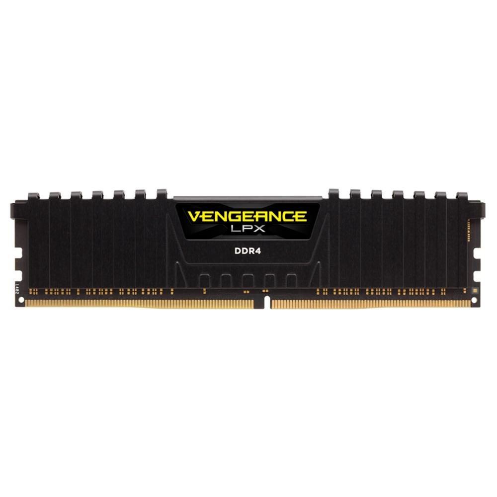 Memória RAM Corsair Vengeance LPX 16GB (2x8GB), 3200Mhz, DDR4, C16, Preto - CMK16GX4M2D3200C16 Memória RAM Corsair Vengeance LPX 16GB (2x8GB), 3200Mhz, DDR4, C16, Preto - CMK16GX4M2D3200C16