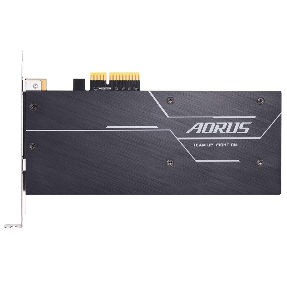 SSD Aorus RGB AIC, 1TB, PCIe, NVMe, Leituras: 3480Mb/s e Gravações: 3080Mb/s - GP-ASACNE2100TTTDR SSD Aorus RGB AIC, 1TB, PCIe, NVMe, Leituras: 3480Mb/s e Gravações: 3080Mb/s - GP-ASACNE2100TTTDR