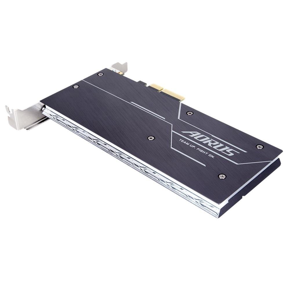 SSD Aorus RGB AIC, 1TB, PCIe, NVMe, Leituras: 3480Mb/s e Gravações: 3080Mb/s - GP-ASACNE2100TTTDR SSD Aorus RGB AIC, 1TB, PCIe, NVMe, Leituras: 3480Mb/s e Gravações: 3080Mb/s - GP-ASACNE2100TTTDR