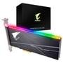 SSD Aorus RGB AIC, 1TB, PCIe, NVMe, Leituras: 3480Mb/s e Gravações: 3080Mb/s - GP-ASACNE2100TTTDR