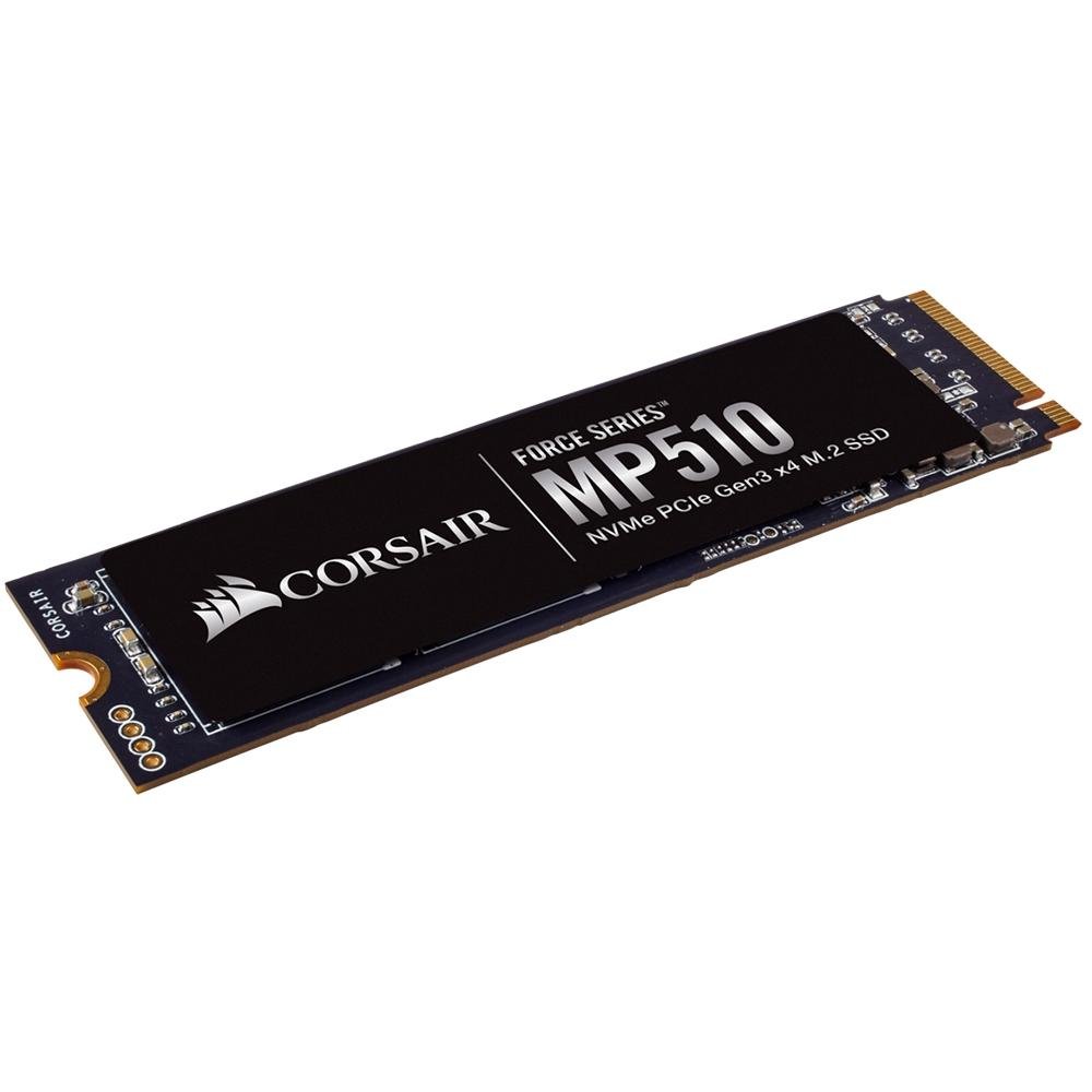 SSD Corsair Force Series MP510, 960GB, M.2 Leitura: 3480MB/s, Gravação: 3000MB/s, Preto - CSSD-F960GBMP510B SSD Corsair Force Series MP510, 960GB, M.2 Leitura: 3480MB/s, Gravação: 3000MB/s, Preto - CSSD-F960GBMP510B