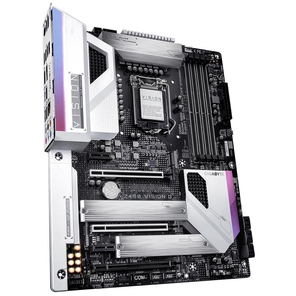 Placa Mãe Gigabyte Z490 Vision G, Intel LGA 1200, ATX, DDR4 | KaBuM!