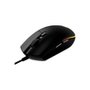 Mouse Gamer Logitech G203 LIGHTSYNC RGB, Efeito de Ondas de Cores, 6 Botões Programáveis e Até 8.000 DPI, Preto - 910-005793