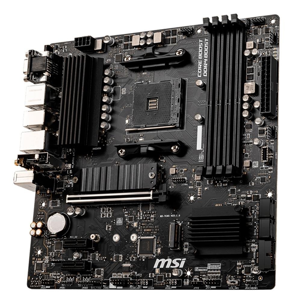 CPU AMD Ryzen 7 5700X MSI B550M PRO-VDH WIFI Placa-Mãe MSI B550M Pro-VDH WiFi | KaBuM!