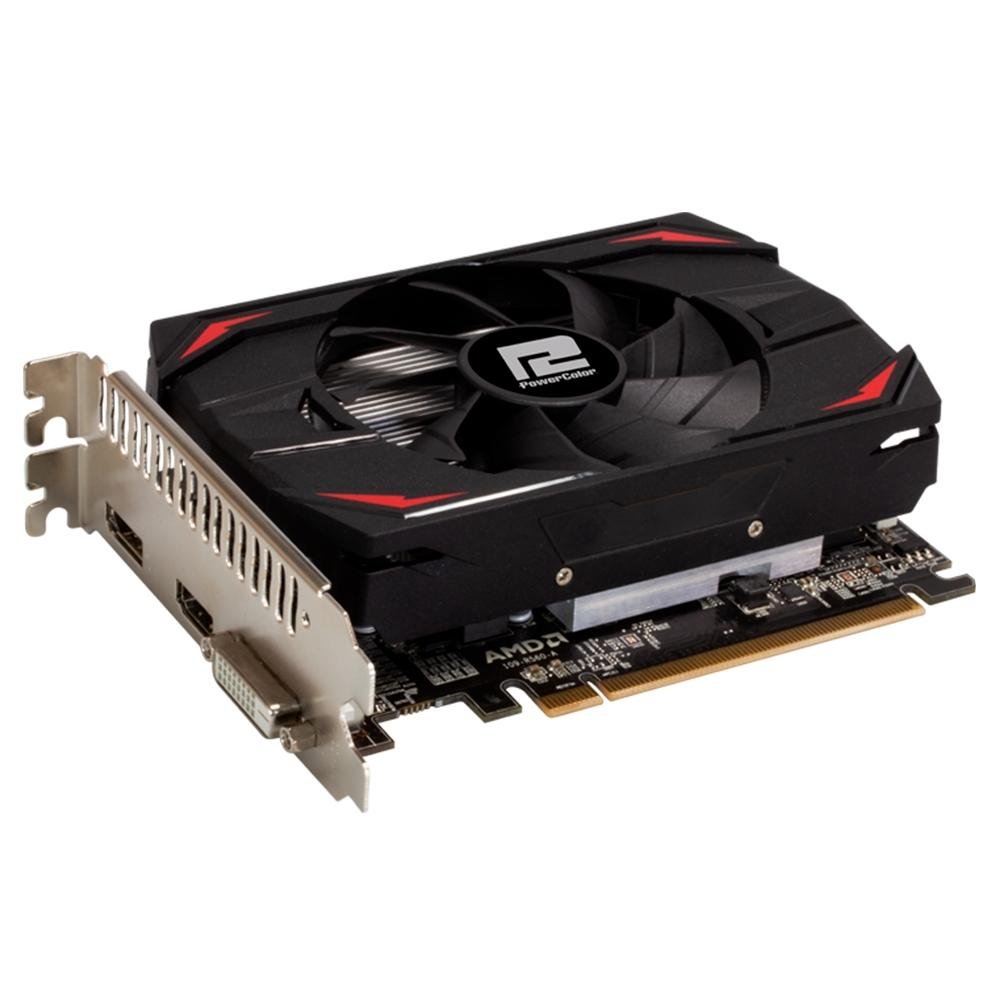 Placa de Vídeo PowerColor AMD Radeon RX 550, 4GB, DDR5 - AXRX 550 4GBD5-DH Placa de Vídeo PowerColor AMD Radeon RX 550, 4GB, DDR5 - AXRX 550 4GBD5-DH
