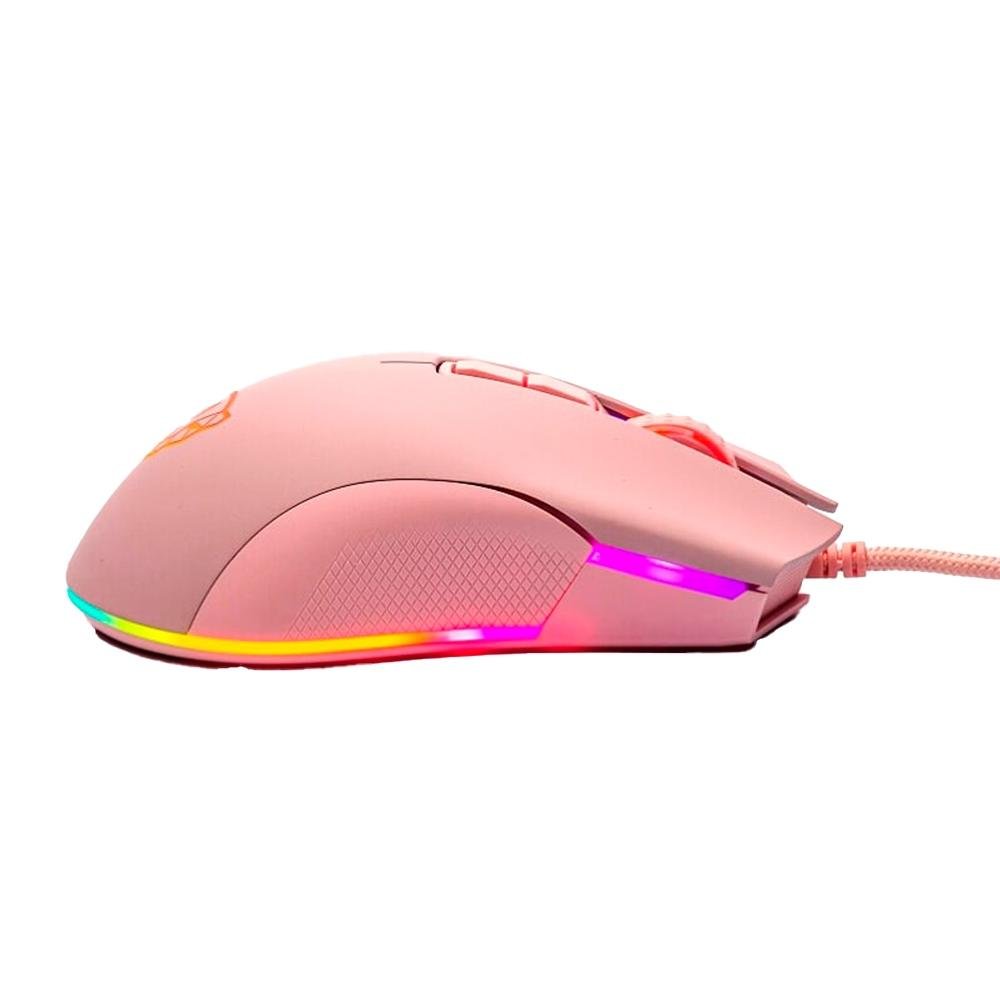 Mouse Gamer Motospeed V70 Essential, RGB, 7 Botões, 12.400DPI, Rosa - FMSMS0085RSA Mouse Gamer Motospeed V70 Essential, RGB, 7 Botões, 12.400DPI, Rosa - FMSMS0085RSA