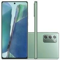 Smartphone Samsung Galaxy Note20, 5G, 256GB, 64MP, Tela 6.7´, Mystic Green - SM-N981BZGSZTO Smartphone Samsung Galaxy Note20, 5G, 256GB, 64MP, Tela 6.7´, Mystic Green - SM-N981BZGSZTO