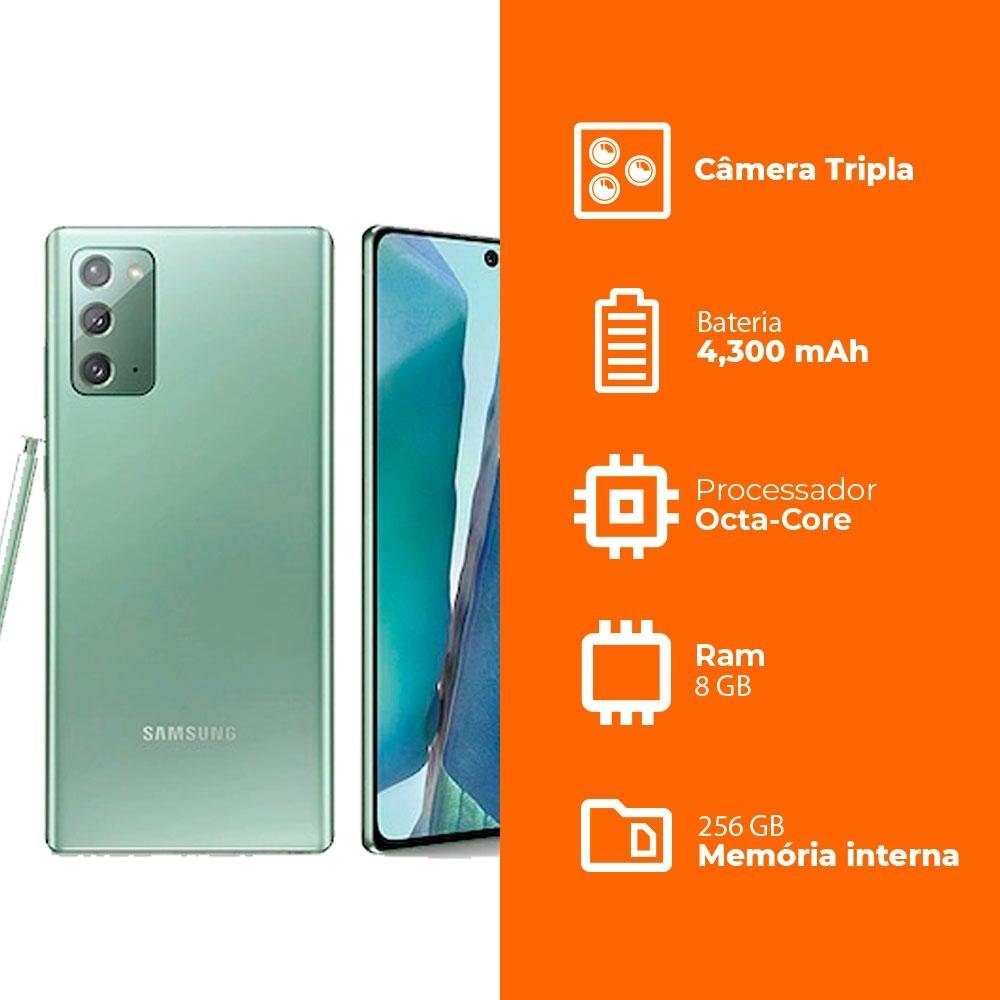 Smartphone Samsung Galaxy Note20, 256GB, 64MP
