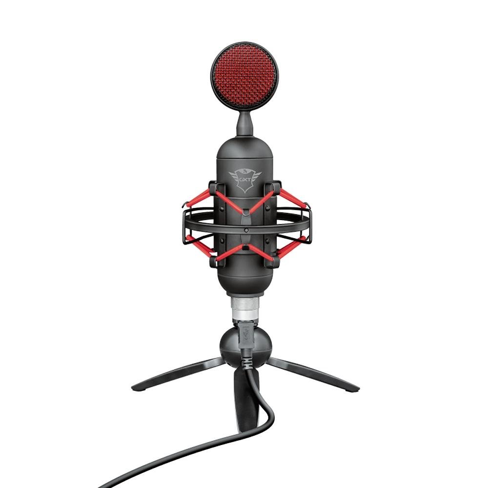 Microfone Streamer Trust Gaming GXT 244 Buzz Podcast, USB - 23466