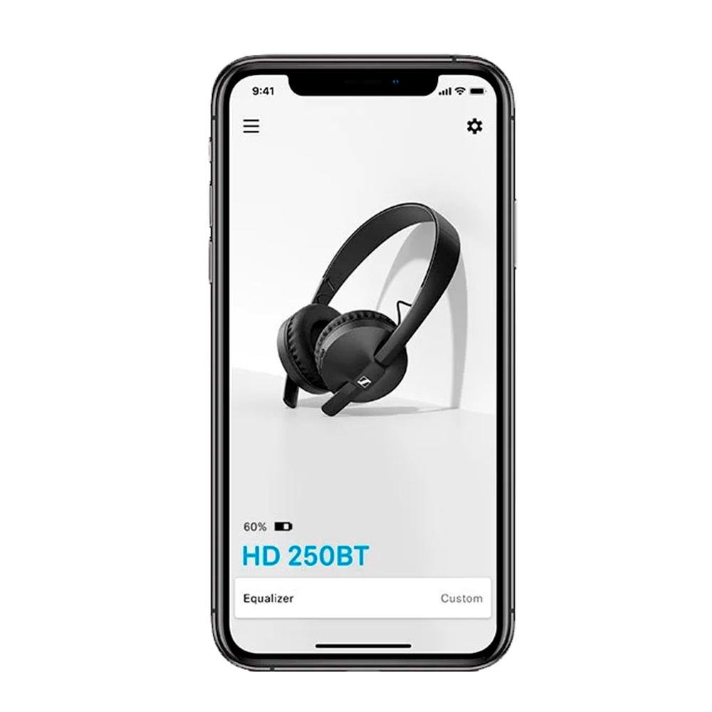Fone de Ouvido Sem Fio Sennheiser HD250BT | KaBuM!