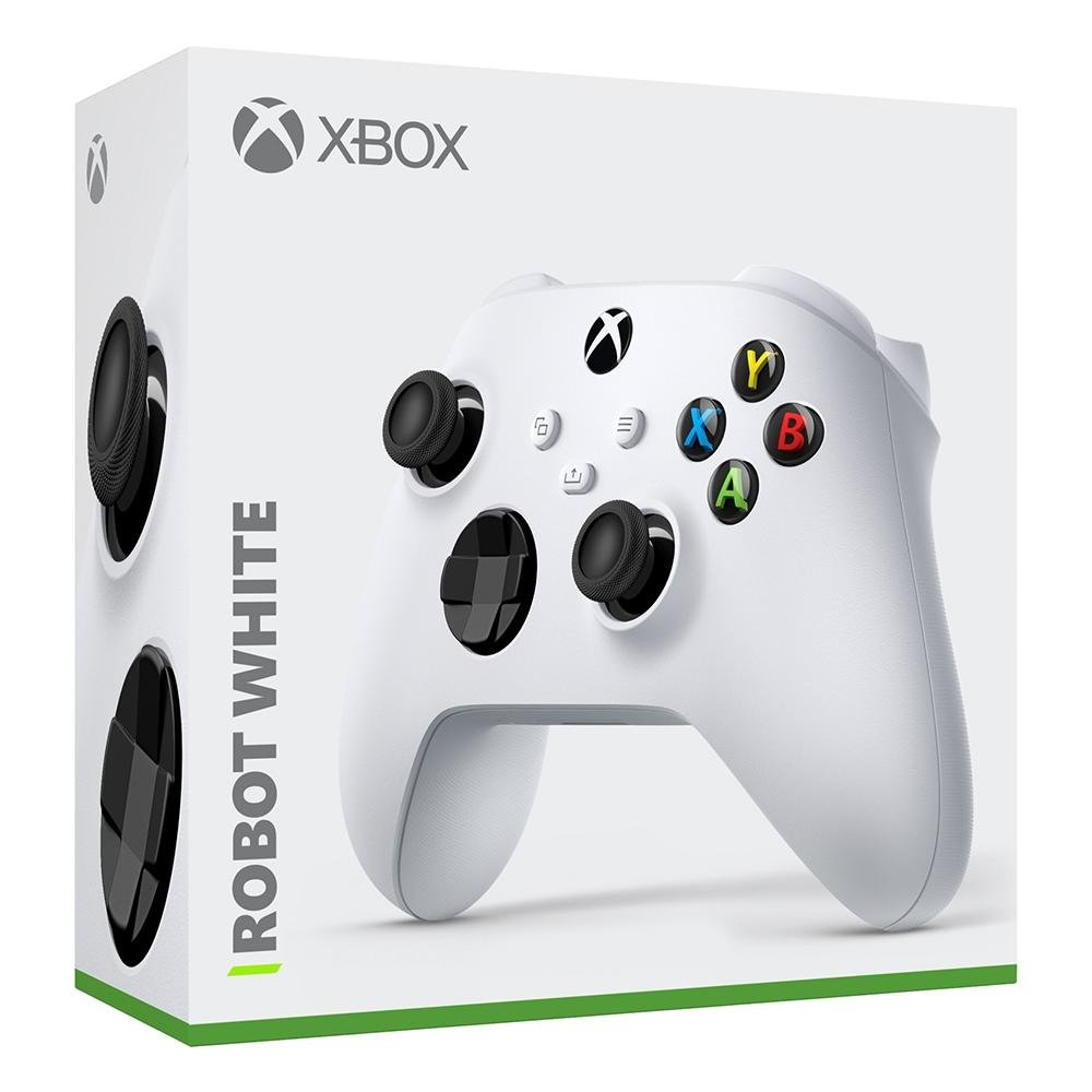 Controle Sem Fio Xbox Robot White Controle Sem Fio Xbox Robot White