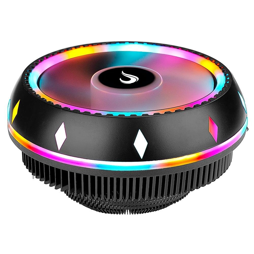 Air Cooler Rise Mode Gamer G200, RGB, AMD/Intel, 120mm, Preto - RM-AC-O2-RGB Air Cooler Rise Mode Gamer G200, RGB, AMD/Intel, 120mm, Preto - RM-AC-O2-RGB