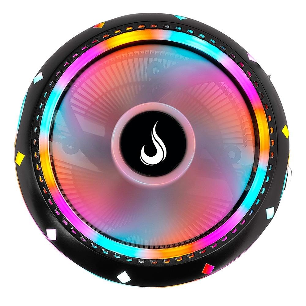 Air Cooler Rise Mode Gamer G200, RGB, AMD/Intel, 120mm, Preto - RM-AC-O2-RGB Air Cooler Rise Mode Gamer G200, RGB, AMD/Intel, 120mm, Preto - RM-AC-O2-RGB