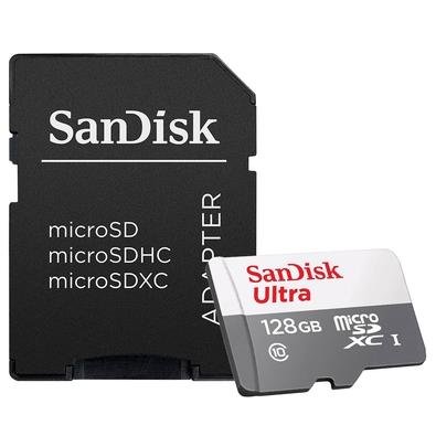 Cartão MicroSD SanDisk Ultra MicroSDHC UHS-I, 128GB, com ...