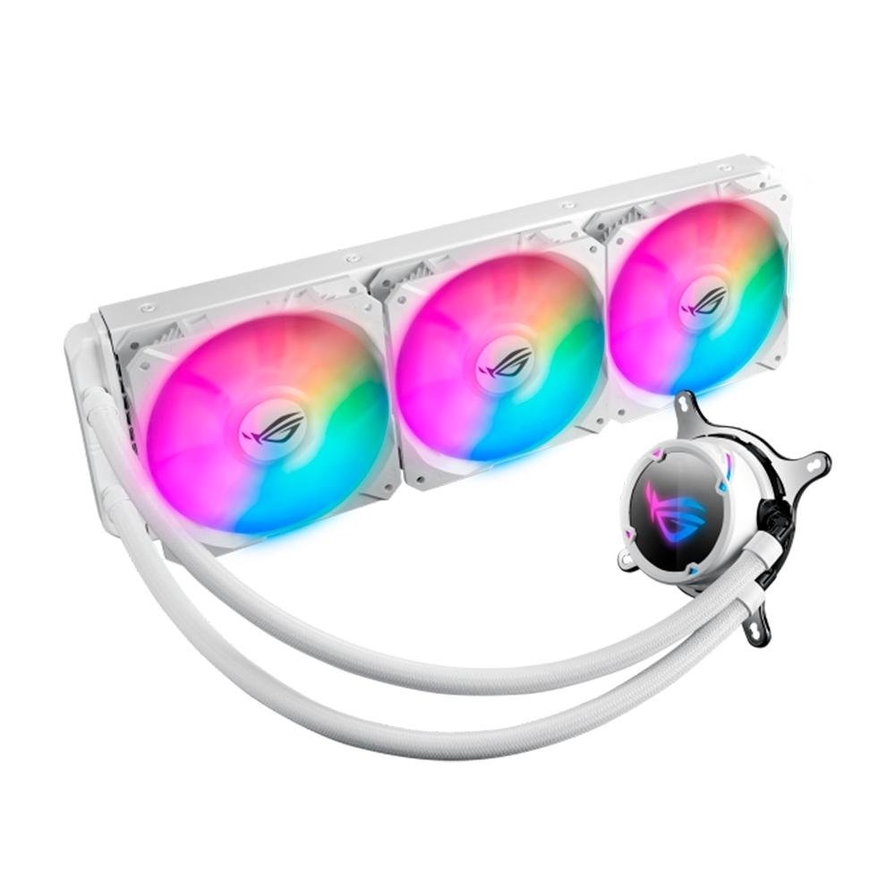 PC用ファン・クーラー ROG Strix LC 360 RGB White Edition Water Cooler Asus ROG STRIX LC 360 RGB WE,ARGB FAN,AURASYNC