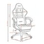 Cadeira Gamer Husky Tempest 700, Até 145kg, Almofadas, Reclinável 150º, PU, Descanso para Pés, Cinza - HCG700CZ