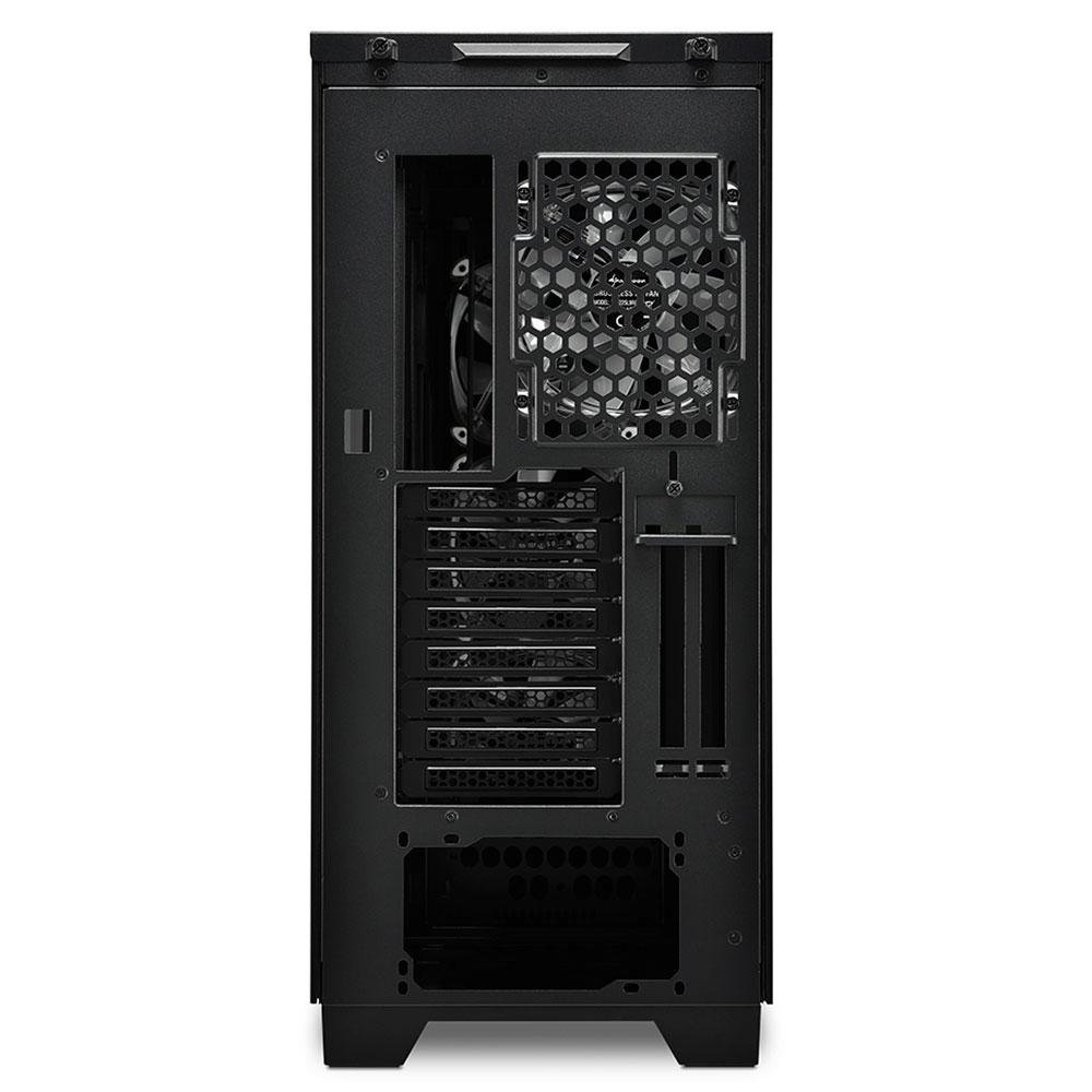 Gabinete Gamer Sharkoon Elite, Full Tower, RGB, ATX, Lateral em Vidro Temperado, 4x Cooler Fan RGB, Preto - CA300H Gabinete Gamer Sharkoon Elite, Full Tower, RGB, ATX, Lateral em Vidro Temperado, 4x Cooler Fan RGB, Preto - CA300H