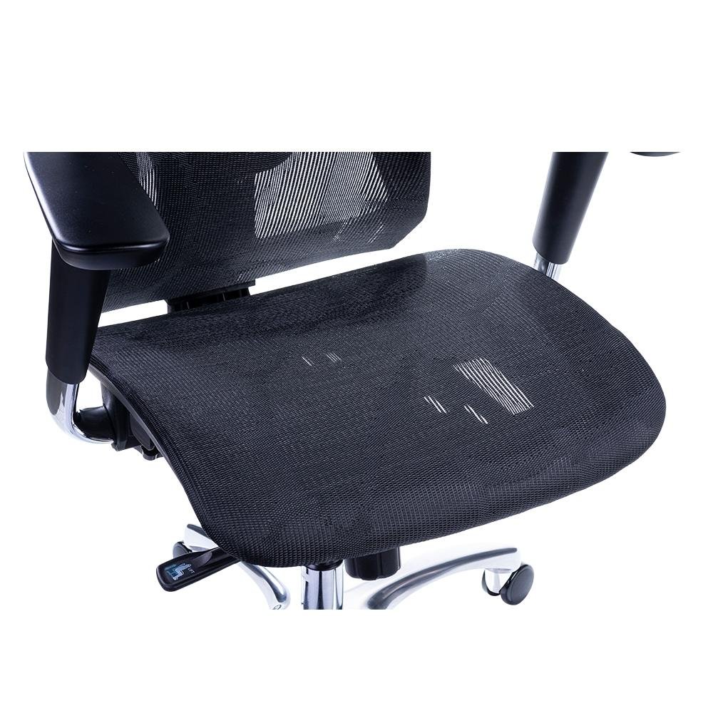 Cadeira Office Husky 700, Preto, Encosto de Cabeça 2D, Encosto de Braço 4D, Reclinável com Sistema Frog - HTCD011 Cadeira Office Husky 700, Preto, Encosto de Cabeça 2D, Encosto de Braço 4D, Reclinável com Sistema Frog - HTCD011