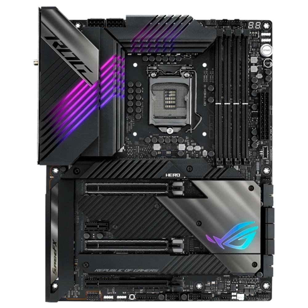 Placa Mãe Asus ROG MAXIMUS XIII HERO, Intel LGA1200, DDR4, ATX