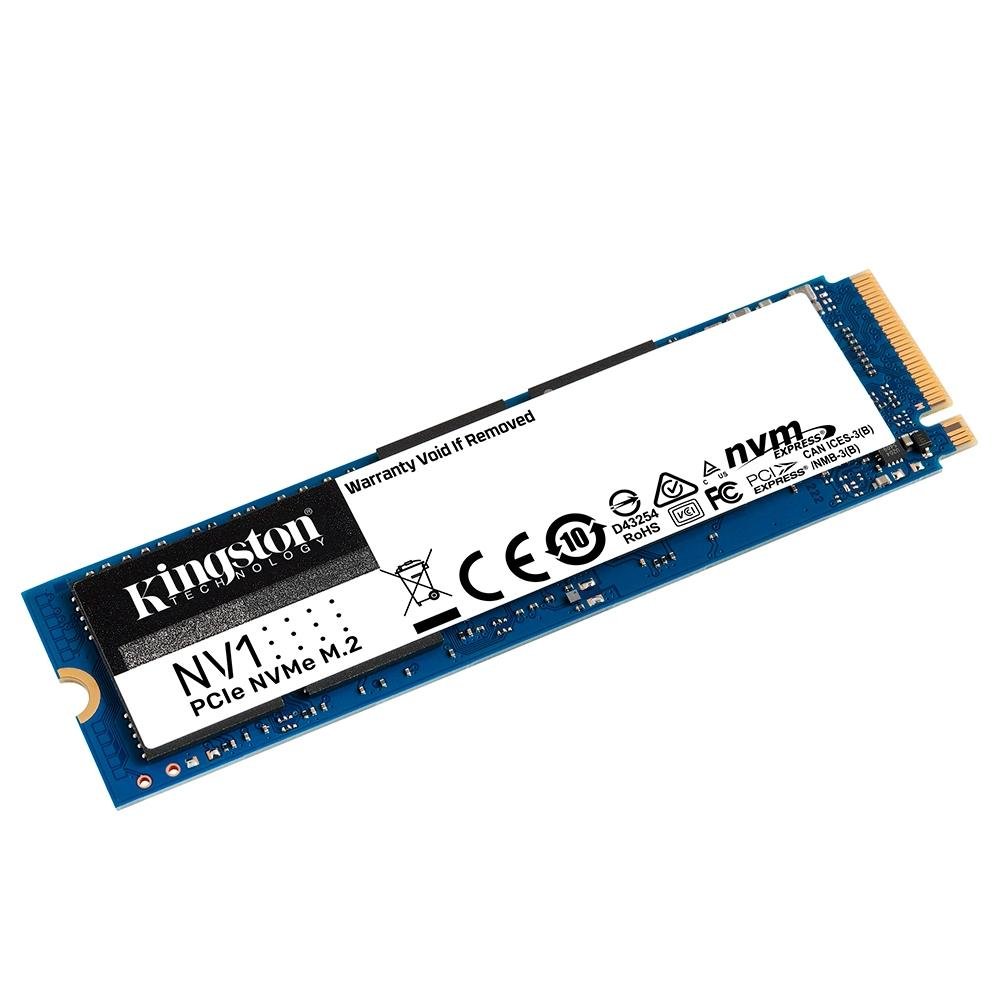 SSD Kingston NV1, 500GB, M.2 2280 NVMe, Leitura: 2100MB/s e Gravação: 1700MB/s, Preto - SNVS/500G SSD Kingston NV1, 500GB, M.2 2280 NVMe, Leitura: 2100MB/s e Gravação: 1700MB/s, Preto - SNVS/500G