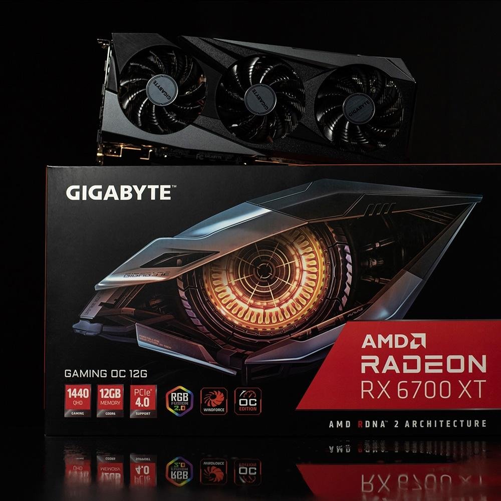 Placa de vídeo Gigabyte Radeon RX 6700 | KaBuM!