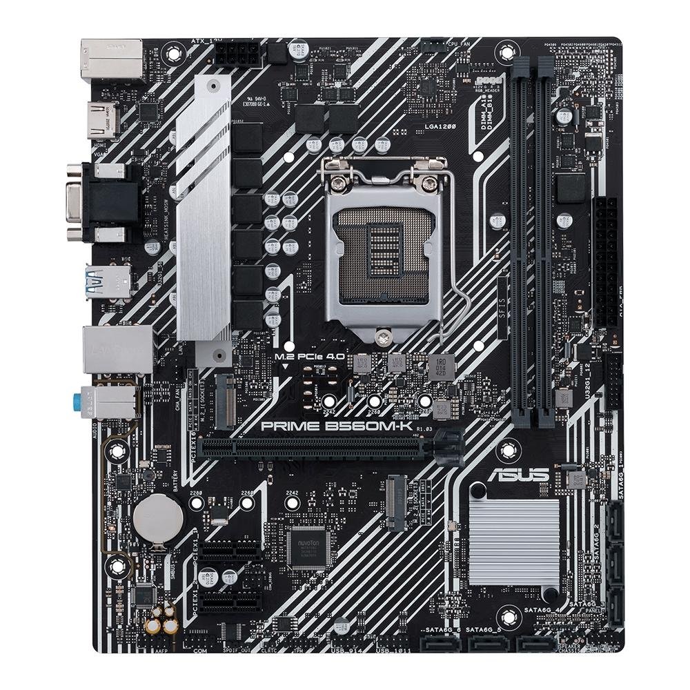Placa Mãe Asus Prime B560M-K, Intel B560 LGA1200, mATX, DDR4 | KaBuM!