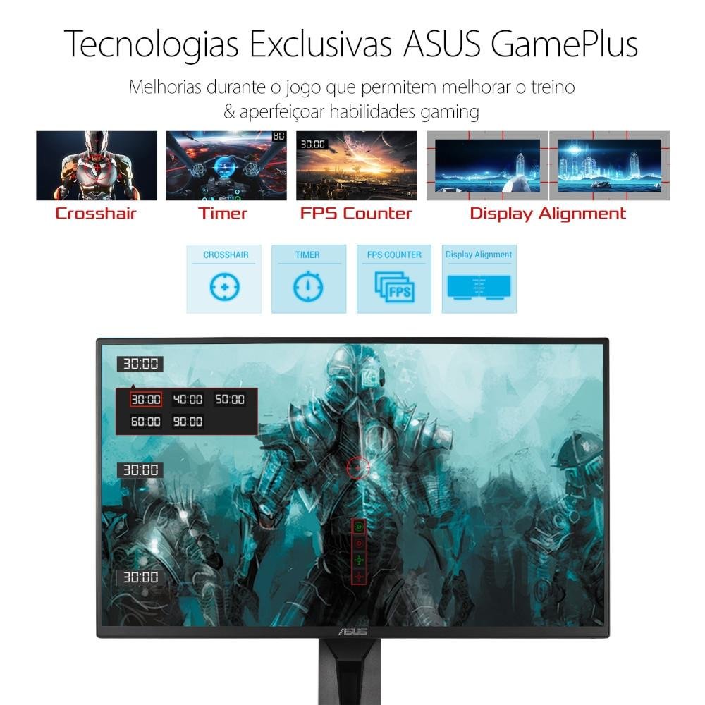 Monitor Gamer Asus 24.5´, DP, 165Hz 0.5ms | KaBuM!