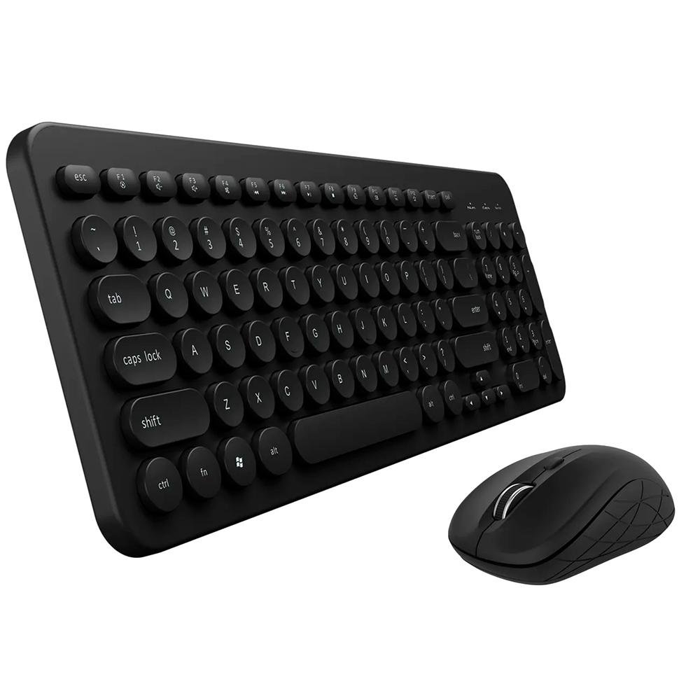 Combo Teclado E Mouse Sem Fio Bright Preto Kabum