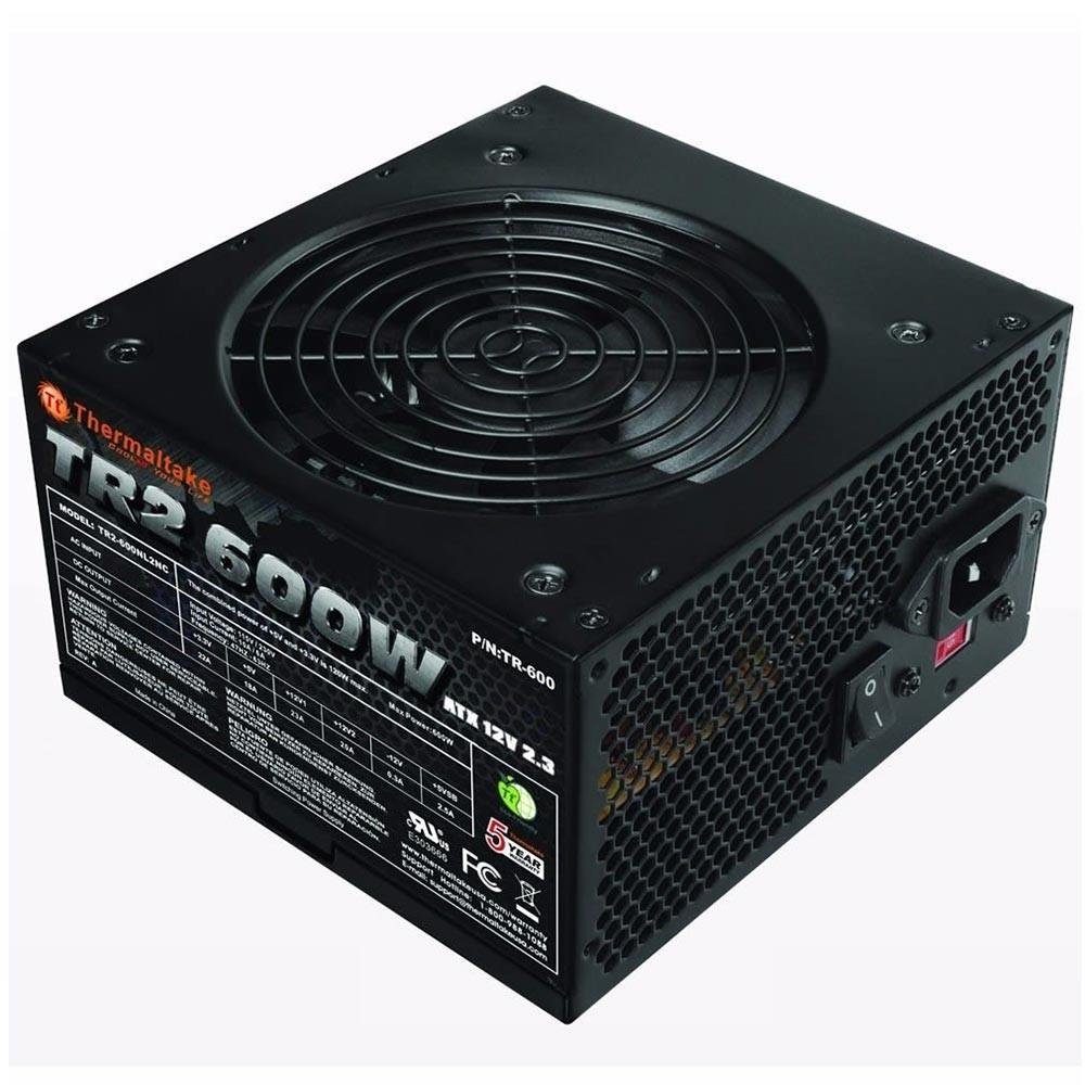 Fonte Thermaltake ATX TR2 600W TR-600 Fonte Thermaltake ATX TR2 600W TR-600
