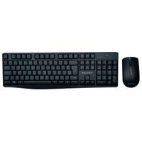 Kit Multi Teclado e Mouse Sem Fio Slim, 1600 DPI, Conexão USB e 2.4Ghz, com Pilhas Inclusas, Preto - TC270