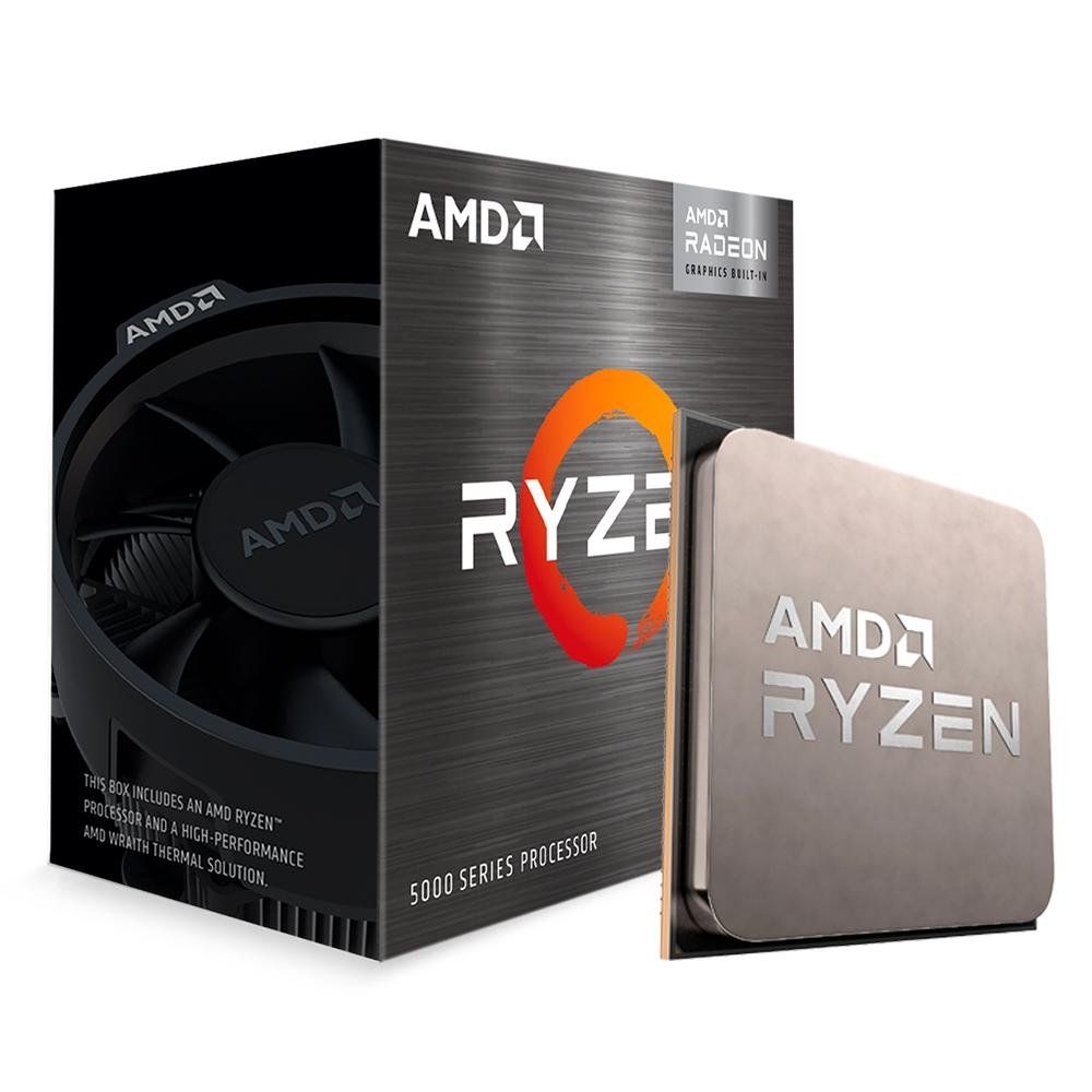 CPU AMD Ryzen 5 5600G Processador AMD Ryzen 5 5600G e 6 Núcleos | KaBuM!