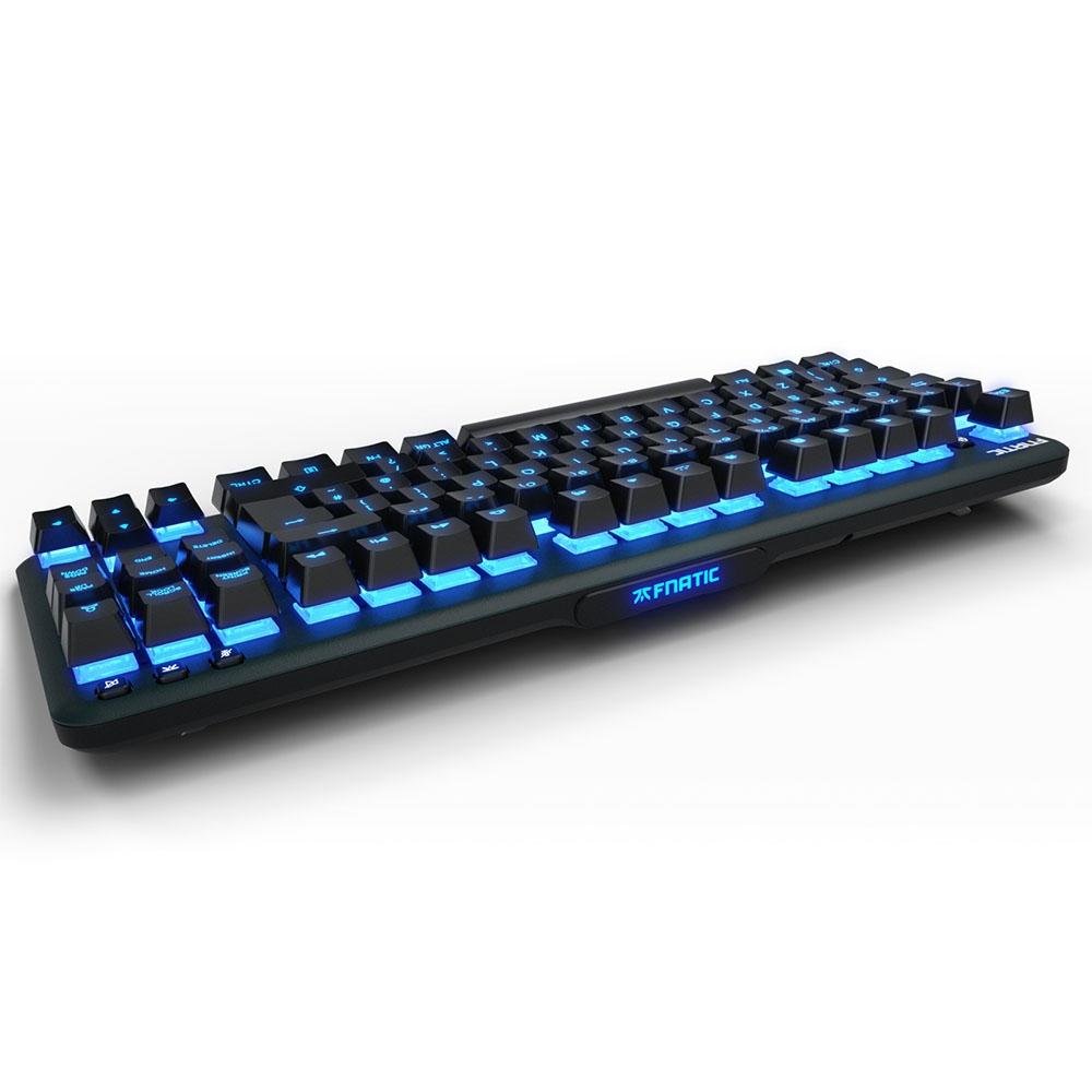 Teclado Gamer Fnatic MiniStreak Silent, RGB, USB, US, Preto - C-KB0002