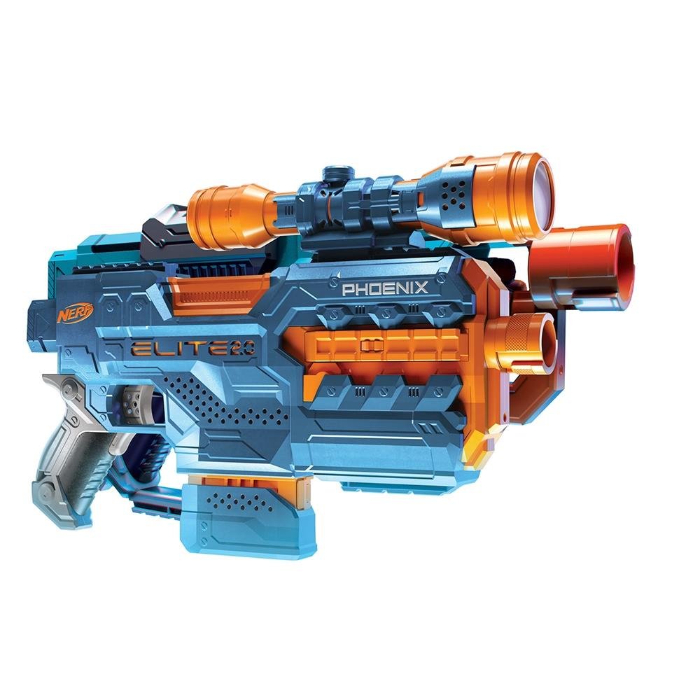 Lança Dardos Hasbro Nerf Elite 2.0 Phoenix CS-6, Motorizado e Clip