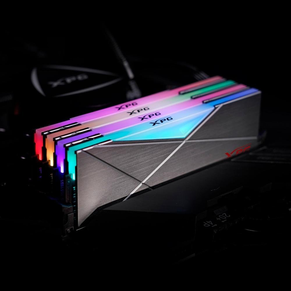 最終価格 XPG SPECTRIX D50 DDR4 16GB (8GBx2) Memória XPG Spectrix D50, RGB, 16GB (2x8GB), 3600MHz, DDR4, CL18