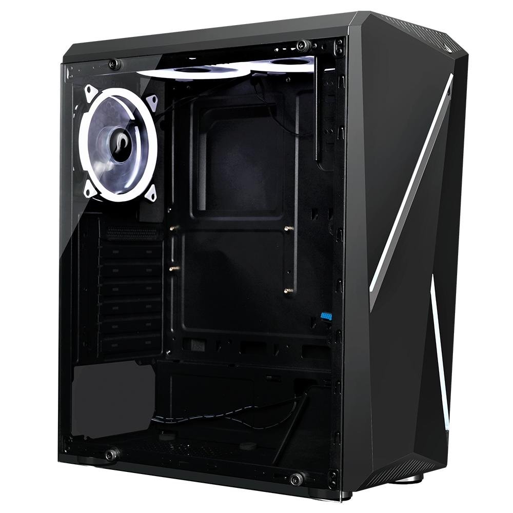 Gabinete Gamer Z02, RGB, Vidro Temperado | KaBuM!