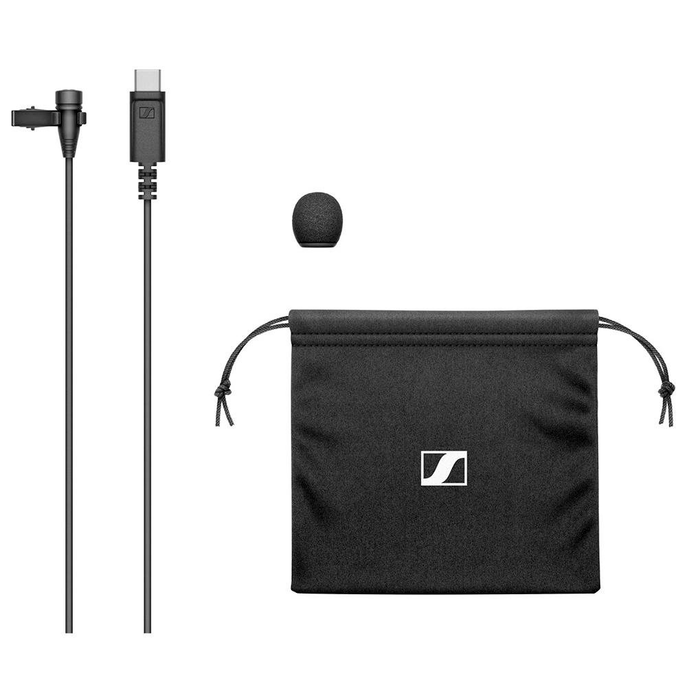 Microfone de Lapela Sennheiser XS LAV USB-C, Grampo Omidirecional com Conector USB-C - 509261 Microfone de Lapela Sennheiser XS LAV USB-C, Grampo Omidirecional com Conector USB-C - 509261