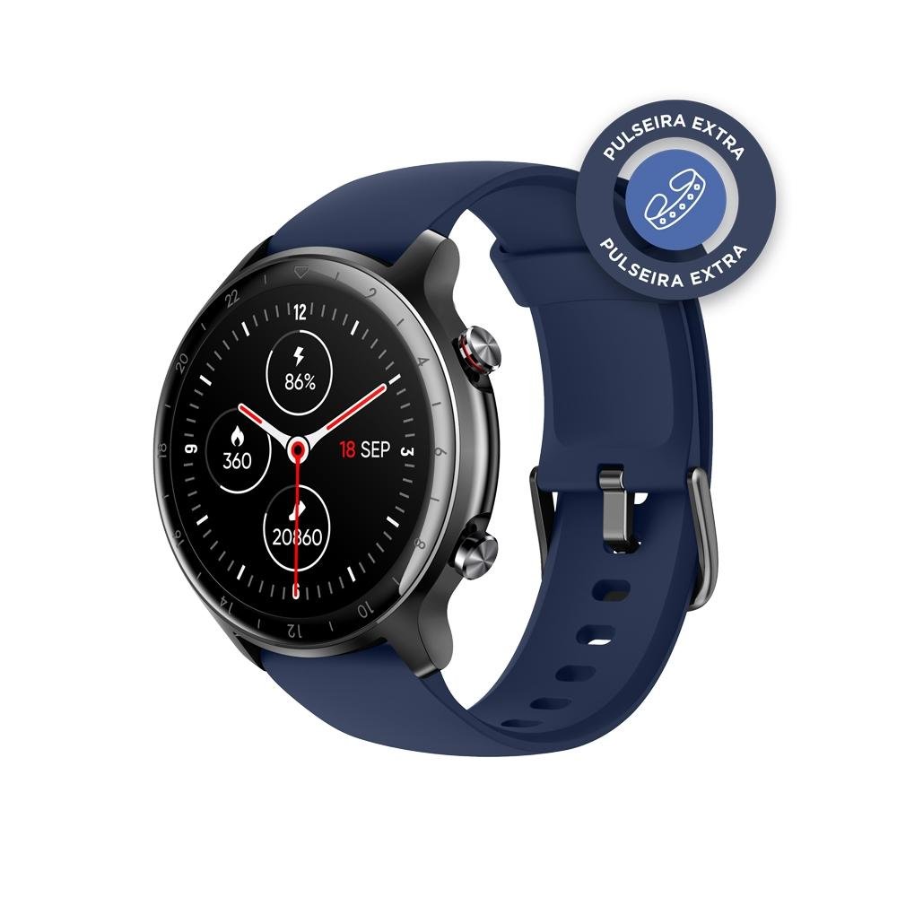 SmartWatch KaBuM! Smart 700 GPS Preto | KaBuM!