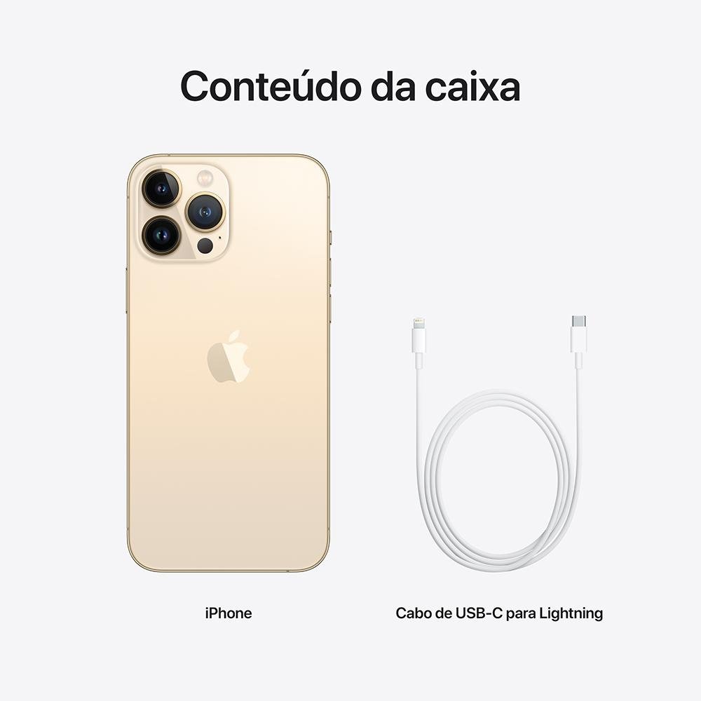 iPhone 13 Pro Max de 1TB, Dourado, 5G | KaBuM!