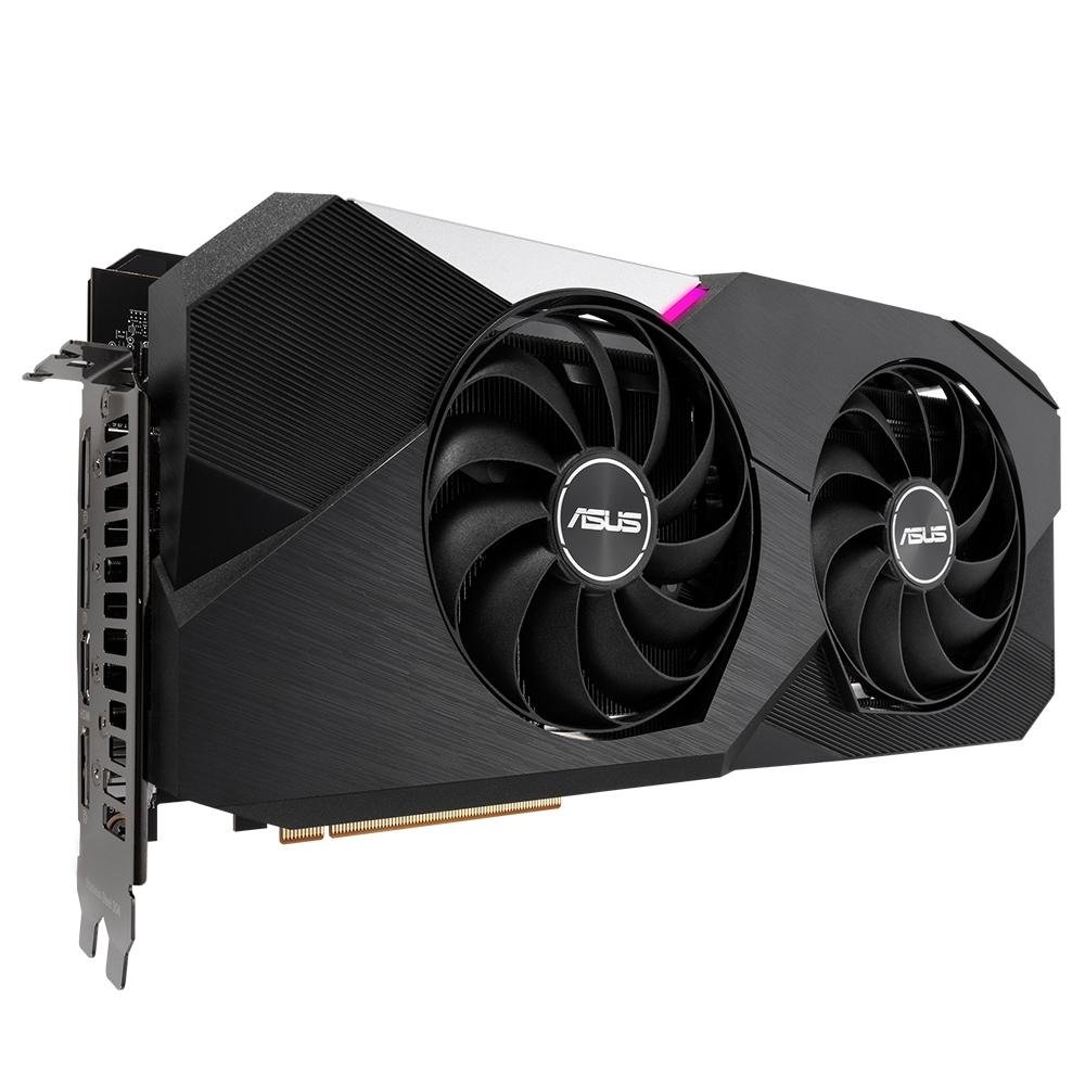 Placa de Vídeo RX 6700 XT DUAL OC 12G Asus AMD Radeon, 12GB GDDR6, Ray Tracing, AMD RDNA 2 Architecture - 90YV0G83-M0NA00