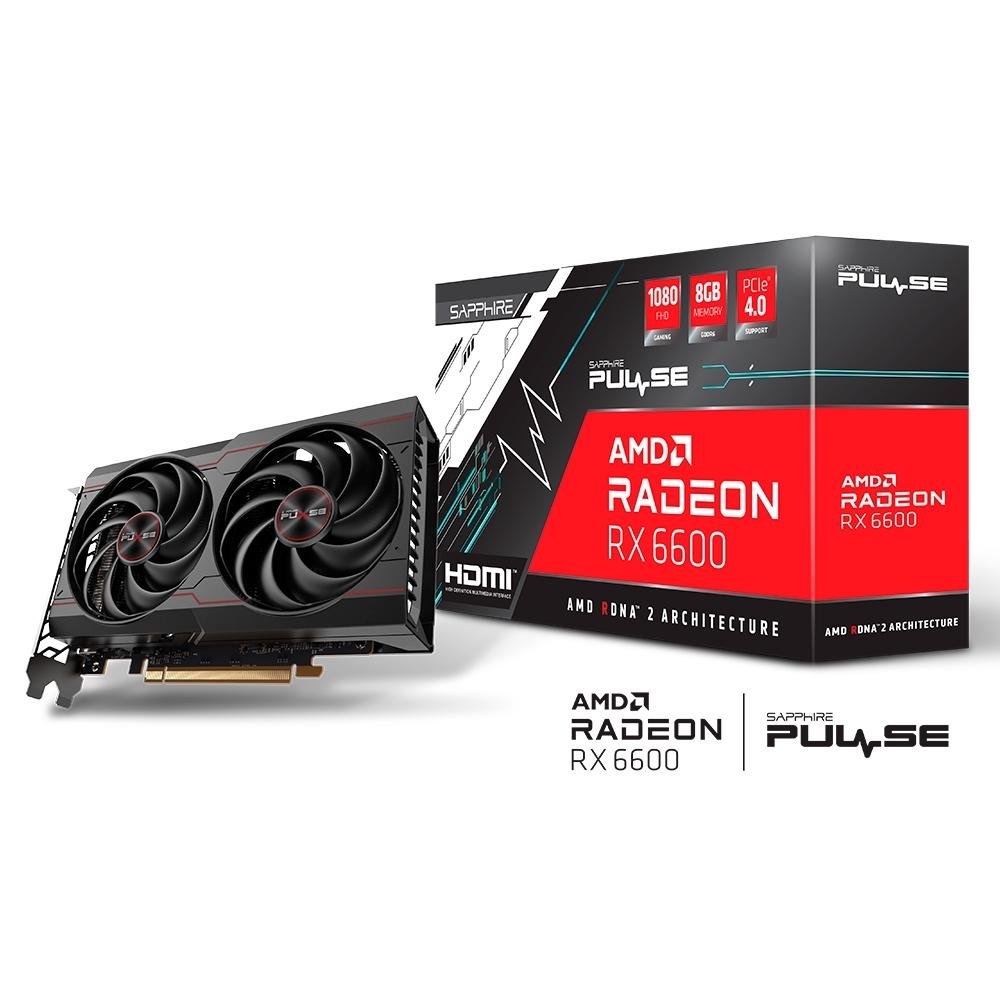 【美品・動作確認済】PULSE Radeon RX6600XT 8GB 美品・動作確認済】PULSE Radeon RX6600XT 8GB Placa de Vídeo